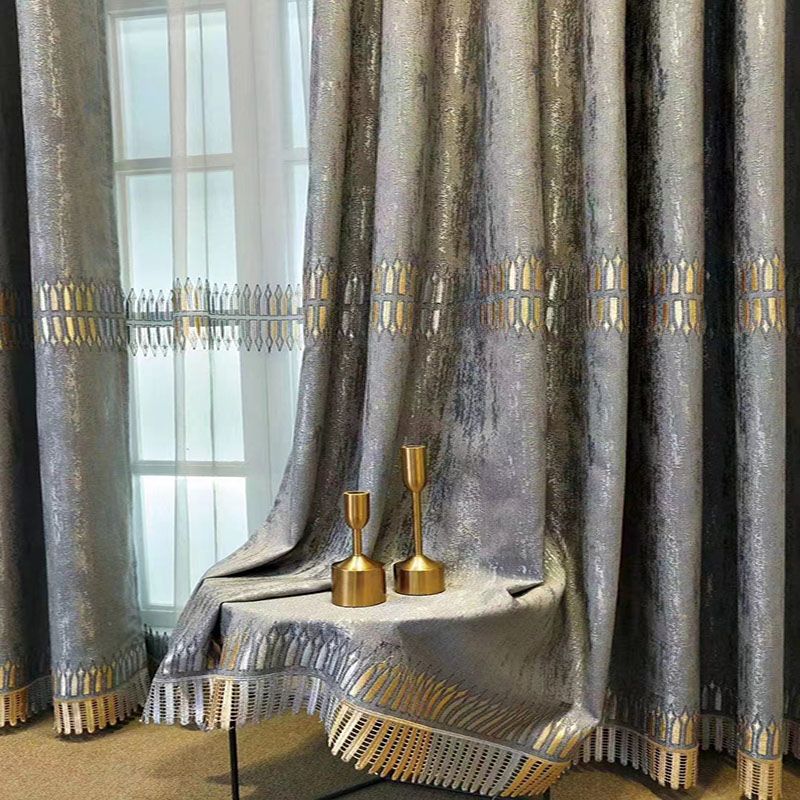 Home Textiles Luxury Curtains - Элитные вышитые светонепроницаемые шторы в современном