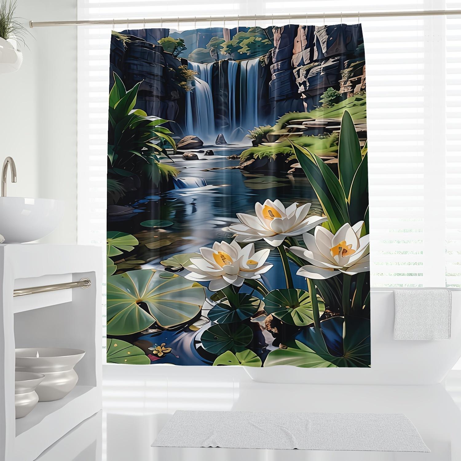 Home Textiles Luxury Curtains - Водонепроницаемая полиэстеровая шторка для душа с