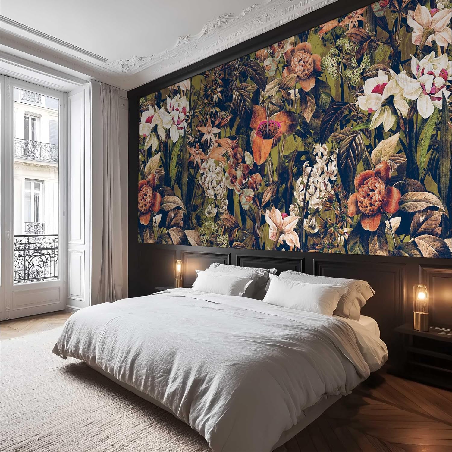 Home Textiles Luxury Curtains - Роскошный цветочный гобелен для кровати, настенный