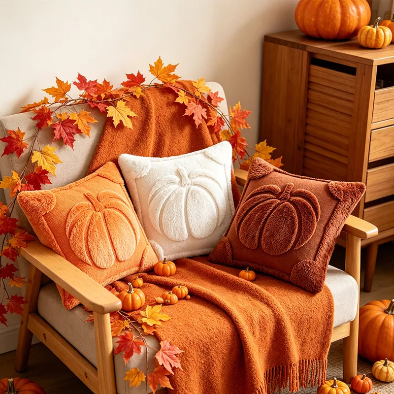 Чехол для подушки в форме тыкв – обзор и цена Home Textiles Manufacturer