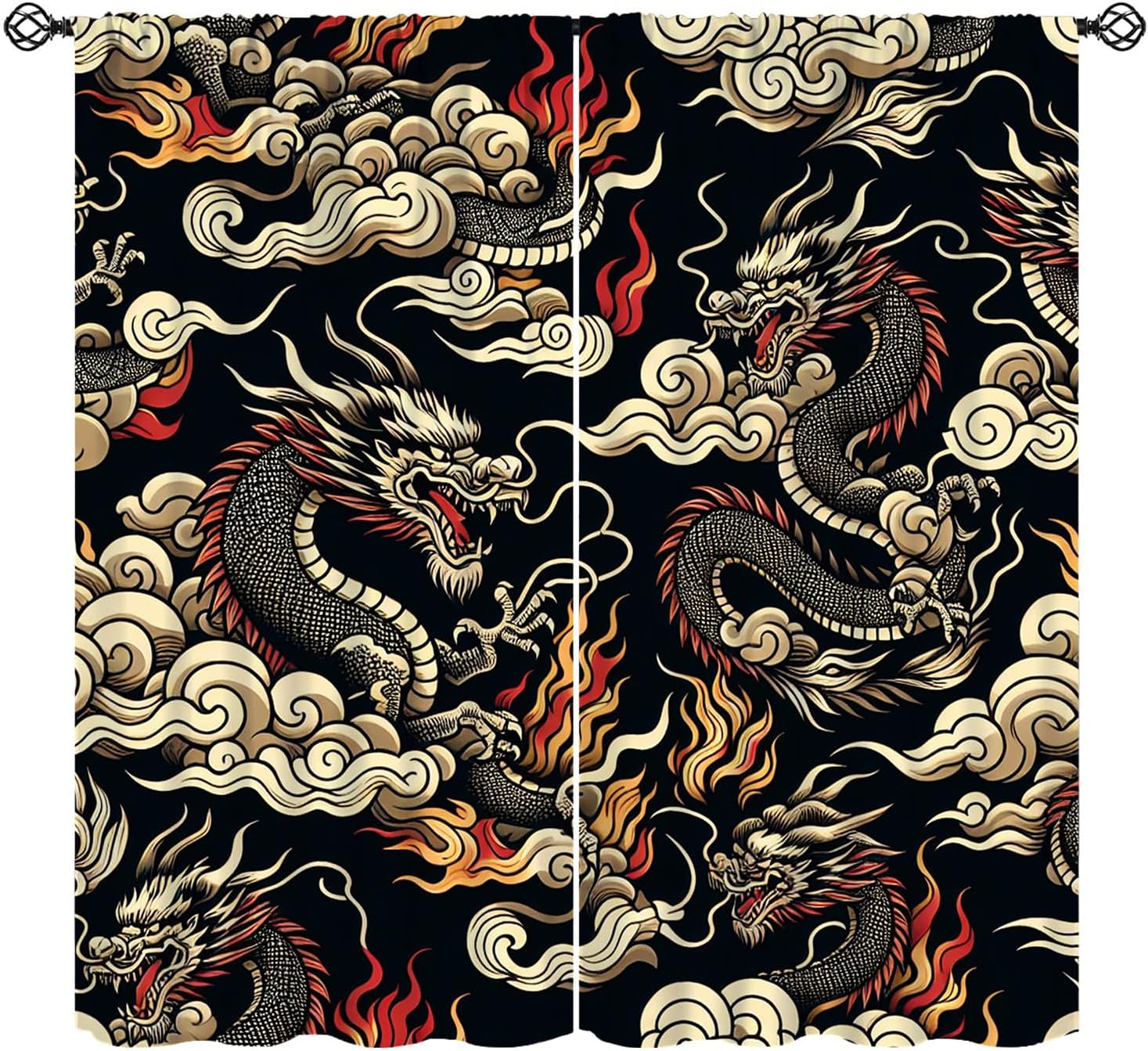 Роскошные шторы с азиатским др – обзор и цена Home Textiles Luxury Curtains