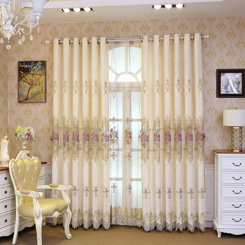 Высококачественные шторы бежев – обзор и цена Home Textiles Luxury Curtains